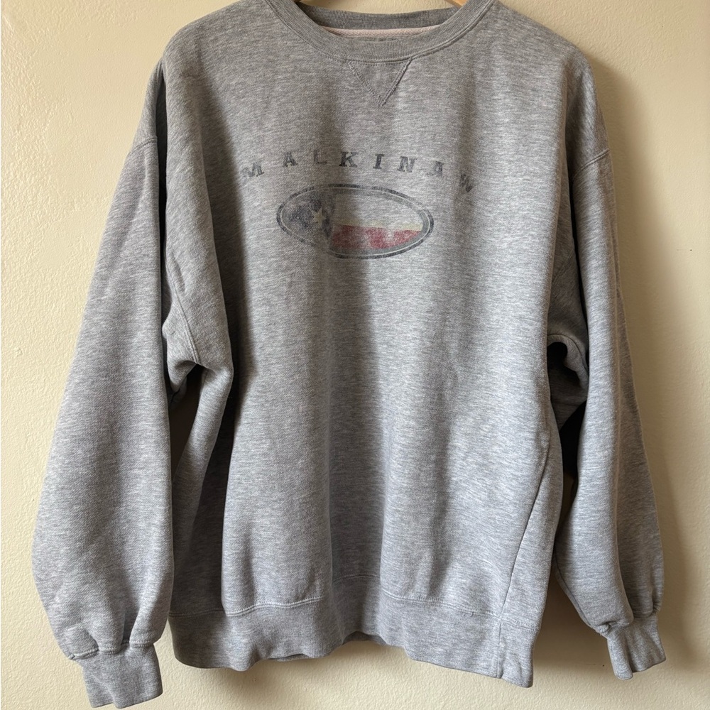 Gear For Sports Gray Crewneck Sweater Classic Comfort